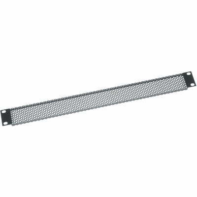 Middle Atlantic 1RU Rack Vent Panel - Perforated with 64% Open Area - Black