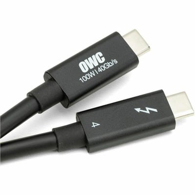 OWC THUNDERBOLT 4 (USB-C) 2.0 METER (78 ) CABLE - BLACK - UP TO 40GB/S SPEED - U