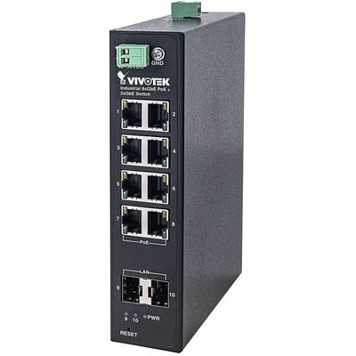 INDUSTRIAL 8 PORT POE SWITCH