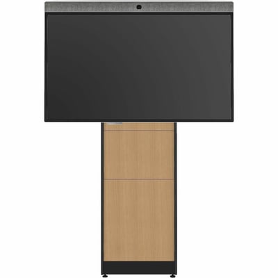 STRUT70 SINGLE MOUNT NATURAL OAK FRONT BLACK TRIM
