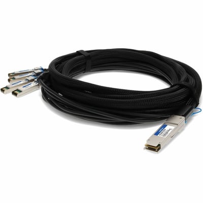 AddOn Arista Networks&reg; CAB-Q-S-1M to Multiple OEM Compatible TAA Compliant 40GBase-CU QSFP+ to 4xSFP+ Direct Attach Cable (Passive Twinax, 1m)