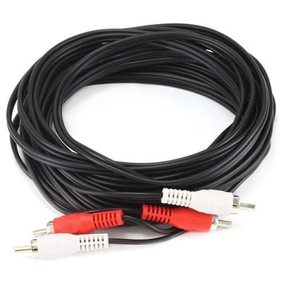 RCA2 PLUG/2 RCA PLUG M/M CABLE 25FT