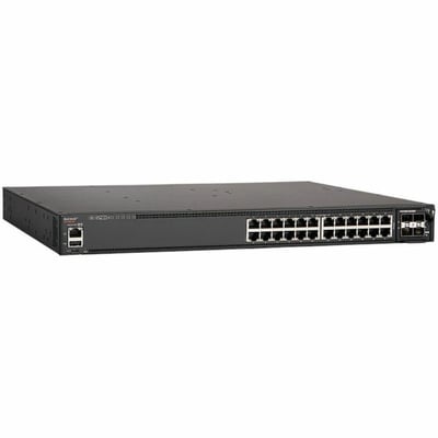 24-PORT 1 GBE SWITCH, 3 MODULAR SLOTS FOR OPTIONAL UPLINKS/STACKING. POWER SUPPL