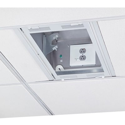 Chief CMS491P2 Ceiling Mount for Projector - White - TAA Compliant