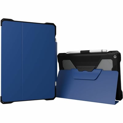MAXCases Extreme Folio-X2 for iPad 9 (7/8) 10.2" (2021) (New Wipeable Material) (Blue)