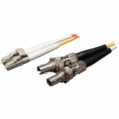 Tripp Lite by Eaton 0.3M Duplex Multimode Fiber Optic 50/125 Adapter LC/ST M/F 1ft 1' 0.3 Meter