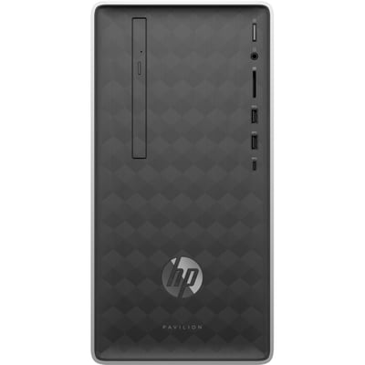 HP Pavilion 590-P0000 590-P0040 Desktop Computer - AMD Ryzen 5 2400G - 8 GB - 1 TB HDD