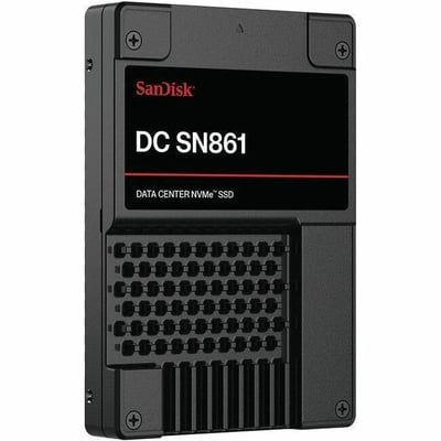 Western Digital Ultrastar DC SN861 WUS6CA264PSP9X1 6.40 TB Solid State Drive - 2.5" Internal - U.2 (PCI Express NVMe 5.0 x4) - Mixed Workload