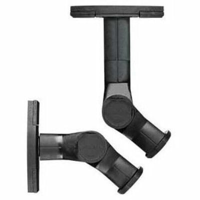 Sanus Satellite Speaker Wall Mount - Tilt and Swivel Speaker Mount - Black