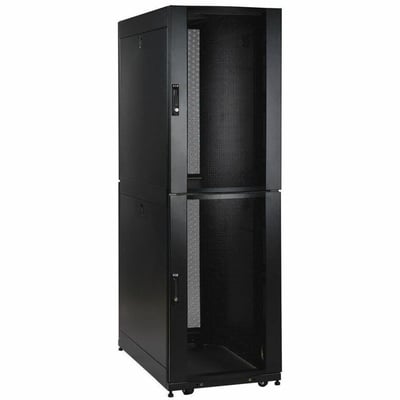 Tripp Lite by Eaton 42U SmartRack Co-Location Standard-Depth Rack Enclosure Cabinet - 2 separate compartments