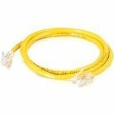 Quiktron Q-Series Patch Cords, CAT5E, Non-Booted, Yellow, 2 FT
