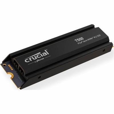 CRUCIAL 2TB T500 PCIE 4.0 X4 M.2 INTERNAL SSD WITH HEATSINK