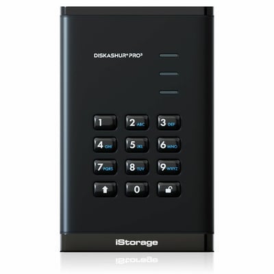ISTORAGE DISKASHUR PRO3 HDD 1TB FIPS140-3 PENDING ENCRYPTED