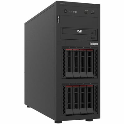 Lenovo ThinkSystem ST250 V3 7DCEA02MNA Tower Server - 1 x Intel Xeon E-2434 3.40 GHz - 16 GB RAM - Serial ATA/600 Controller