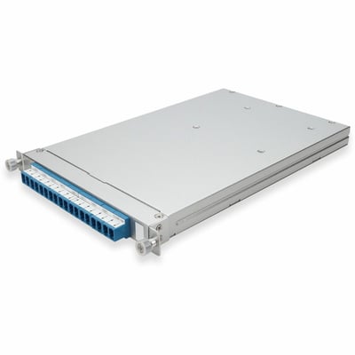 AddOn 8 Channel CWDM MUX CARTRIDGE, 1291nm, 1331nm, 1371nm, 1411nm, 1471nm, 1511nm, 1551nm, 1591nm with Pass Ports (Bidirectional Transmission using Single Fiber)