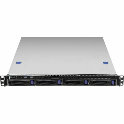 ASROCK RACK 1U4LW-ROME/2T 1U RACKMOUNT SERVER BAREBONE 4 BAYS SINGLE SOCKET SP3
