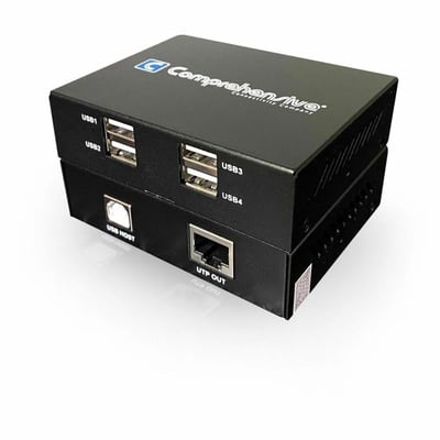 Comprehensive Pro AV/IT 4-Port USB 2.0 over CATx Extender up to 164ft