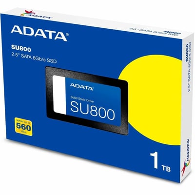 Adata Ultimate SU800 1 TB Solid State Drive - 2.5" Internal - SATA (SATA/600) - Black