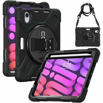CODi Rugged Carrying Case Apple iPad Mini 6 Tablet - Black