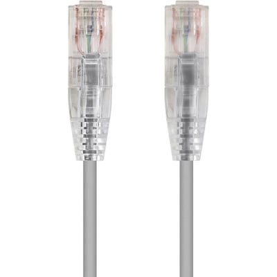 SLIMRUN CAT6 UTP CABLE-1FT GRAY