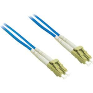 C2G-2m LC-LC 62.5/125 OM1 Duplex Multimode PVC Fiber Optic Cable - Blue