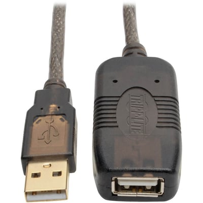 Tripp Lite by Eaton USB 2.0 Active Extension Repeater Cable (A M/F) 25 ft. (7.62 m)