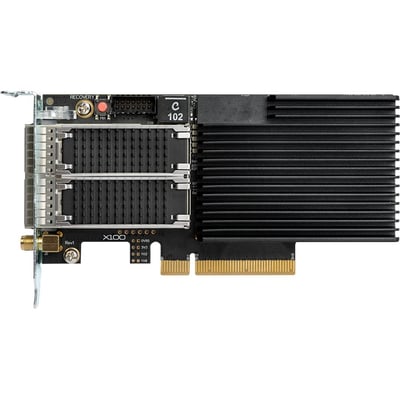 NEXUS X100 2P QSFP28 SMARTNIC (8-CHANNEL), KU3P FPGA, 9GB