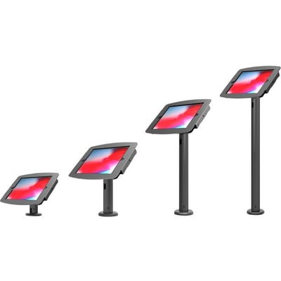 IPAD 10.2IN SPACE ENCLOSURE TILTING STAND 8IN BLACK