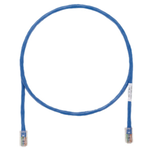 3FT CAT5E CBL EA CU PATCH CORD BU UTP