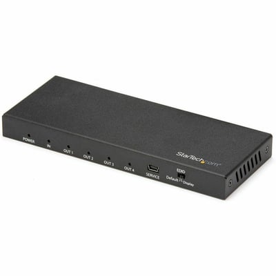 StarTech.com 4 Port HDMI Splitter - 4K 60Hz - 1x4 Way HDMI 2.0 Splitter - HDR - ST124HD202