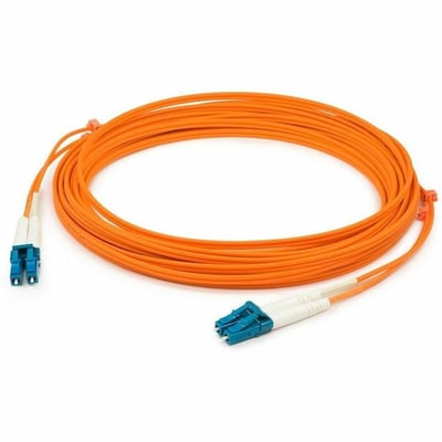 AddOn 370m LC to LC Orange OM1 Duplex OFNR (Riser-Rated) Fiber Patch Cable