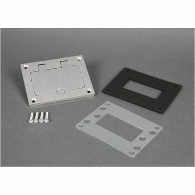 Wiremold Omnibox Series - Rectangular GFI Cover Plate