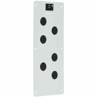 Tripp Lite by Eaton SmartRack Cable Gland Plate for NEMA-Rated Enclosure Cabinets, 6 Ports (0.5 in.)