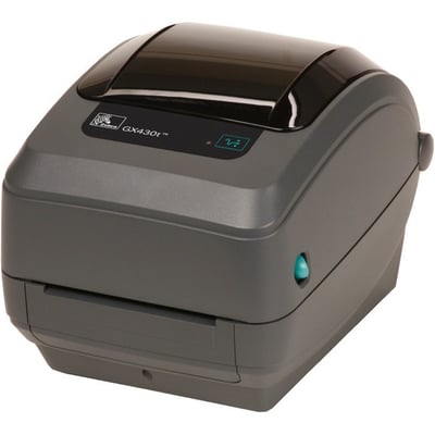 Zebra GX430t Desktop Thermal Transfer Printer - Monochrome - Label Print - USB - Serial - Wireless LAN