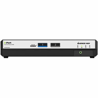 2-PORT SINGLE VIEW TRUE UNIVERSAL (DP/HDMI) SECURE KVM