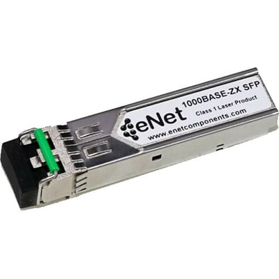 ENET Allied Telesis Compatible AT-SPZX80 TAA Compliant Functionally Identical 1000BASE-ZX SFP 1550nm Duplex LC Connector