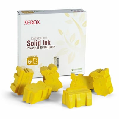 Xerox Genuine Phaser™ 8860/8860MFP Yellow Solid Ink (14000 Pages) - 108R00748