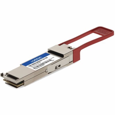 AddOn MSA and TAA 100GBase-BX PAM4 QSFP28 Transceiver Single Lambda (SMF, 1331nmTx/1271nmRx, 10km w/FEC, LC, DOM, -40 to 85C)