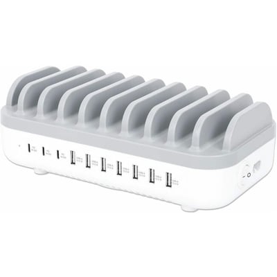 10-PORT USB CHARGING STATION - 120 W