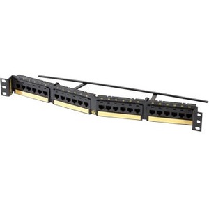 24PORT,ANGL PNL,C6A/110,BLK
