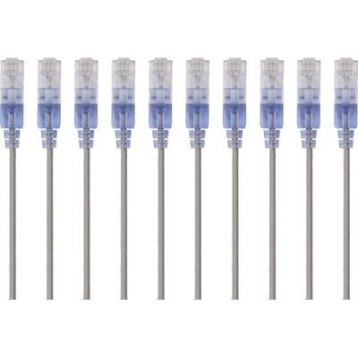 SLIM CAT6A CABLE - 10PK_ 10FT BULE