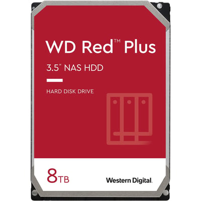 WD RED PLUS 8 TB HARD DRIVE 3.5 INTERNAL SATA (SATA/600)