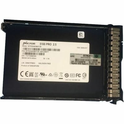 HPE Sourcing 960 GB Solid State Drive - 2.5" Internal - SATA - Mixed Use