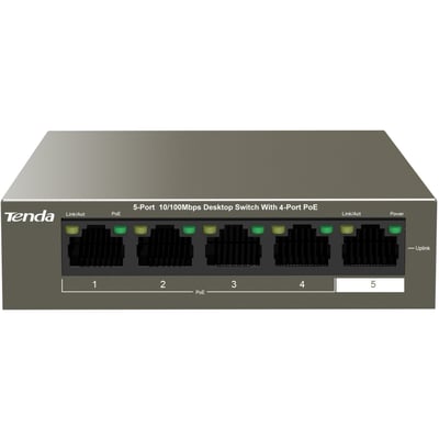5-PORT 10/100 SWITCH 4-PORT POE .
