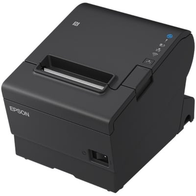 Epson OmniLink TM-T88VII Desktop Direct Thermal Printer - Monochrome - Receipt Print - Ethernet - USB - USB Host - With Cutter - Black - 19.69 in/s Mono - 180 dpi - Wireless LAN - ePOS, ESC/POS, XML Emulation - For PC, SPARC, Andr