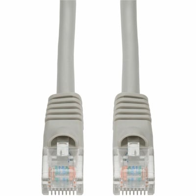 AddOn 10-Pack 5ft Gray CAT 6A PVC Ethernet Cable Snagless Bubble Boot RJ-45 M/M Bulk Bag Packaged, No Twist Ties