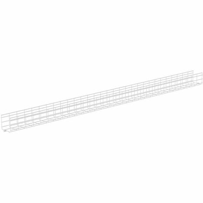 Panduit Wire Basket 6" H x 6" W, White Powdered Coated