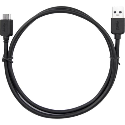 Rocstor Premium rOCSTOR 3ft (1M) SuperSpeed USB 3.0 Type A to USB Micro B Cable - M/M - For External Hard Disk Drive Enclosure, Card Reader, Video Capture Card, Computers - 3 ft - 1 Pack - 1 x USB Type A Male, - 1 x USB Micro Type