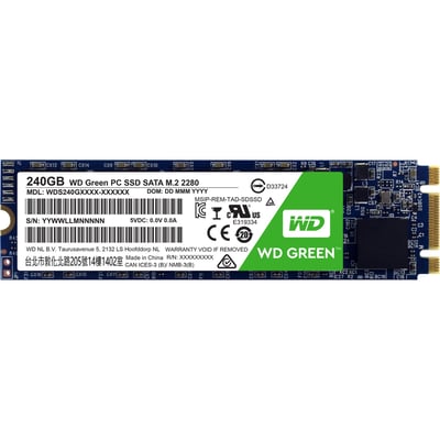 WD GREEN 240 GB SSD M.2 2280 INTERNAL SATA 540 MB/S MAXIMUM