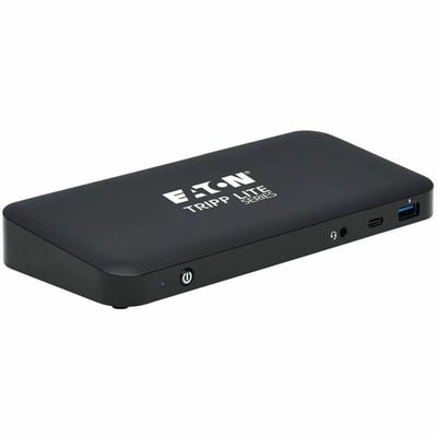 Eaton Tripp Lite Series USB-C Dock, Triple Display - 4K 60 Hz HDMI/DisplayPort, USB 3.x Gen 2 (10Gbps), USB-A/USB-C Hub, GbE, 85W PD Charging, EU/UK Power Adapters